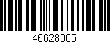 Código de barras (EAN, GTIN, SKU, ISBN): '46628005'