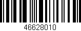 Código de barras (EAN, GTIN, SKU, ISBN): '46628010'