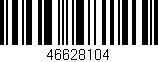 Código de barras (EAN, GTIN, SKU, ISBN): '46628104'
