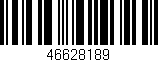 Código de barras (EAN, GTIN, SKU, ISBN): '46628189'