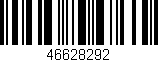 Código de barras (EAN, GTIN, SKU, ISBN): '46628292'