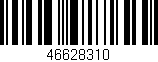 Código de barras (EAN, GTIN, SKU, ISBN): '46628310'