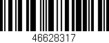 Código de barras (EAN, GTIN, SKU, ISBN): '46628317'
