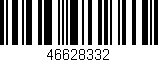 Código de barras (EAN, GTIN, SKU, ISBN): '46628332'