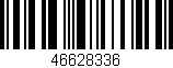 Código de barras (EAN, GTIN, SKU, ISBN): '46628336'