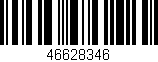 Código de barras (EAN, GTIN, SKU, ISBN): '46628346'