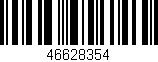 Código de barras (EAN, GTIN, SKU, ISBN): '46628354'