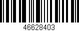 Código de barras (EAN, GTIN, SKU, ISBN): '46628403'