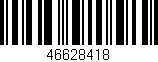 Código de barras (EAN, GTIN, SKU, ISBN): '46628418'