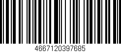 Código de barras (EAN, GTIN, SKU, ISBN): '4667120397685'