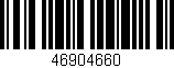 Código de barras (EAN, GTIN, SKU, ISBN): '46904660'