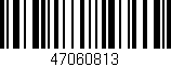 Código de barras (EAN, GTIN, SKU, ISBN): '47060813'