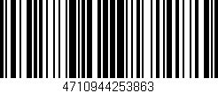 Código de barras (EAN, GTIN, SKU, ISBN): '4710944253863'