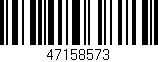 Código de barras (EAN, GTIN, SKU, ISBN): '47158573'