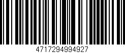 Código de barras (EAN, GTIN, SKU, ISBN): '4717294994927'