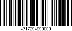 Código de barras (EAN, GTIN, SKU, ISBN): '4717294999809'