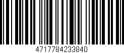 Código de barras (EAN, GTIN, SKU, ISBN): '4717784233840'