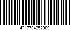 Código de barras (EAN, GTIN, SKU, ISBN): '4717784252889'