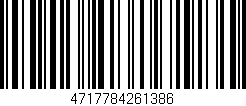 Código de barras (EAN, GTIN, SKU, ISBN): '4717784261386'