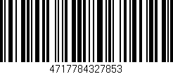 Código de barras (EAN, GTIN, SKU, ISBN): '4717784327853'