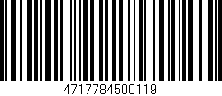 Código de barras (EAN, GTIN, SKU, ISBN): '4717784500119'