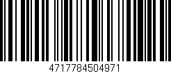 Código de barras (EAN, GTIN, SKU, ISBN): '4717784504971'