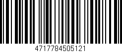 Código de barras (EAN, GTIN, SKU, ISBN): '4717784505121'