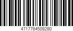Código de barras (EAN, GTIN, SKU, ISBN): '4717784509280'
