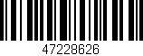 Código de barras (EAN, GTIN, SKU, ISBN): '47228626'