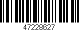 Código de barras (EAN, GTIN, SKU, ISBN): '47228627'