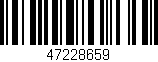 Código de barras (EAN, GTIN, SKU, ISBN): '47228659'