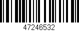 Código de barras (EAN, GTIN, SKU, ISBN): '47246532'