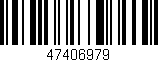 Código de barras (EAN, GTIN, SKU, ISBN): '47406979'