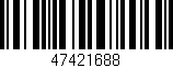 Código de barras (EAN, GTIN, SKU, ISBN): '47421688'
