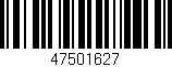 Código de barras (EAN, GTIN, SKU, ISBN): '47501627'