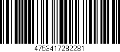 Código de barras (EAN, GTIN, SKU, ISBN): '4753417282281'