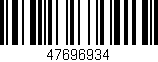 Código de barras (EAN, GTIN, SKU, ISBN): '47696934'