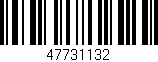 Código de barras (EAN, GTIN, SKU, ISBN): '47731132'