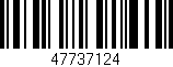 Código de barras (EAN, GTIN, SKU, ISBN): '47737124'