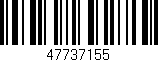 Código de barras (EAN, GTIN, SKU, ISBN): '47737155'