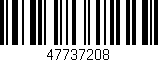 Código de barras (EAN, GTIN, SKU, ISBN): '47737208'