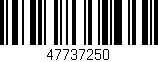 Código de barras (EAN, GTIN, SKU, ISBN): '47737250'