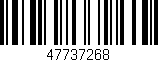 Código de barras (EAN, GTIN, SKU, ISBN): '47737268'