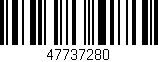Código de barras (EAN, GTIN, SKU, ISBN): '47737280'