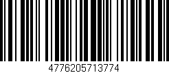 Código de barras (EAN, GTIN, SKU, ISBN): '4776205713774'