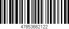 Código de barras (EAN, GTIN, SKU, ISBN): '47853662122'