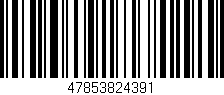 Código de barras (EAN, GTIN, SKU, ISBN): '47853824391'