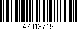 Código de barras (EAN, GTIN, SKU, ISBN): '47913719'