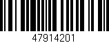 Código de barras (EAN, GTIN, SKU, ISBN): '47914201'