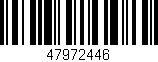 Código de barras (EAN, GTIN, SKU, ISBN): '47972446'